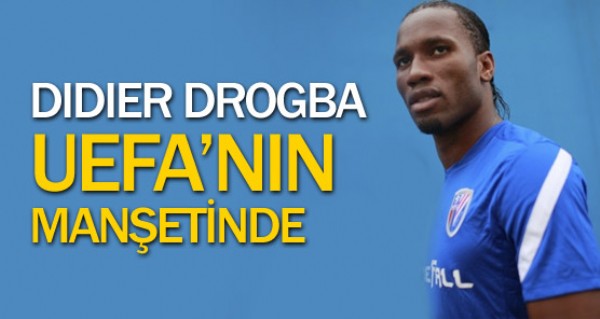 Drogba UEFA'nn manetinde